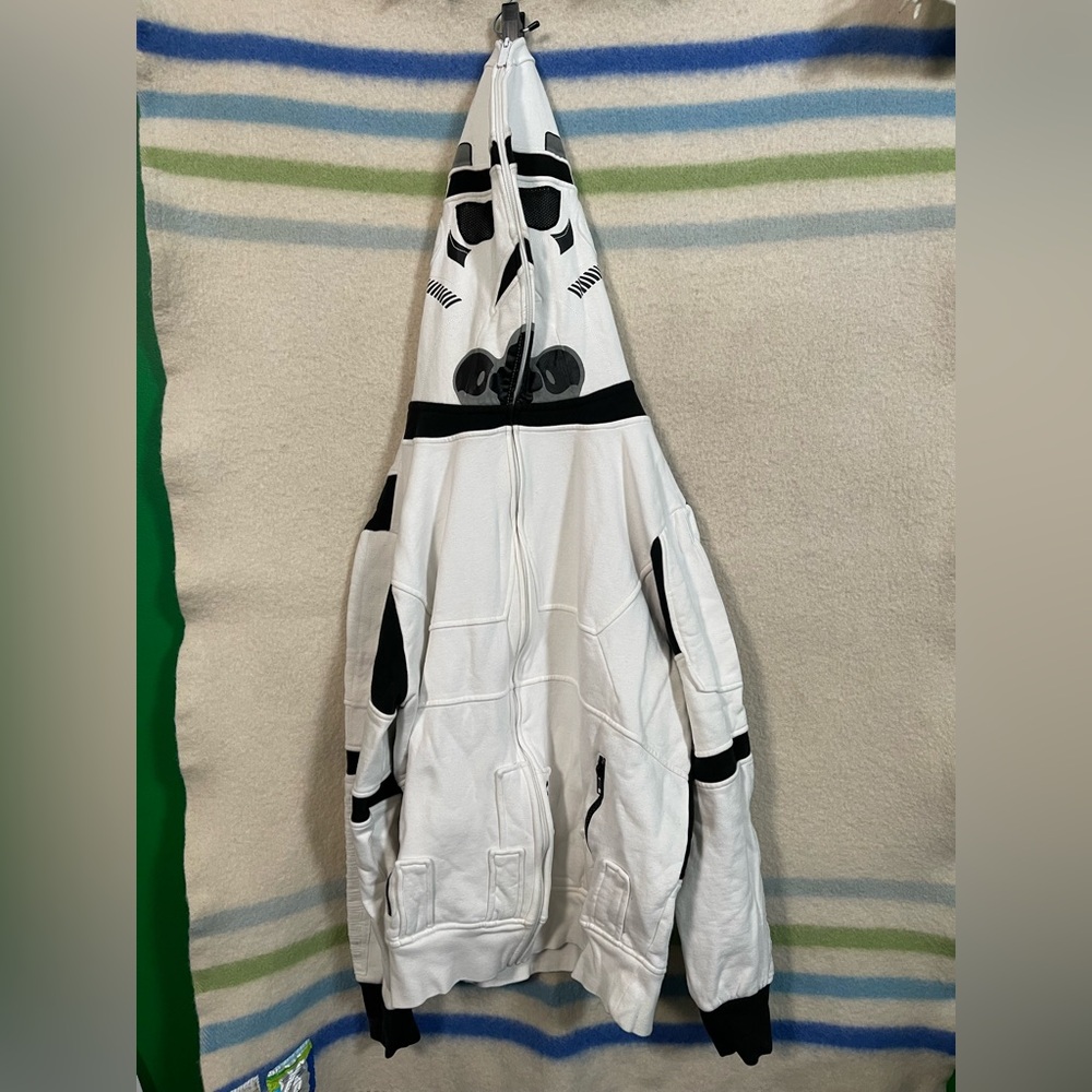 Vintage 2000s Mark Ecko Stormtrooper Star Wars Zip Up Hoodie Medium
